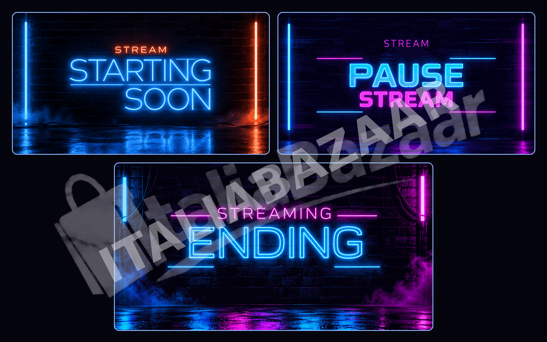 Neon Pulse Stream Pack