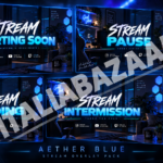 Aether Blue Stream Overlay Pack